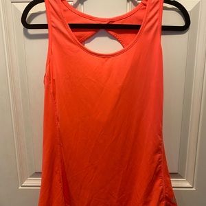 Orange/coral tank